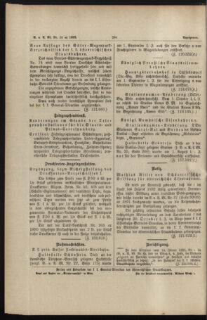 Verordnungs- und Anzeige-Blatt der k.k. General-Direction der österr. Staatsbahnen 18920910 Seite: 4