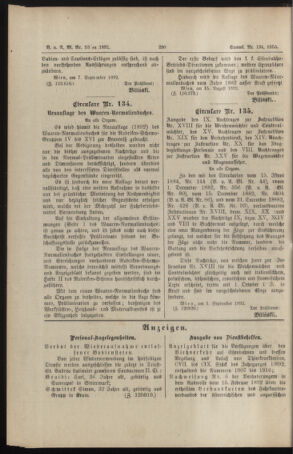 Verordnungs- und Anzeige-Blatt der k.k. General-Direction der österr. Staatsbahnen 18920920 Seite: 4