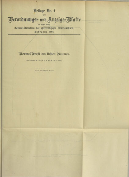 Verordnungs- und Anzeige-Blatt der k.k. General-Direction der österr. Staatsbahnen 18920920 Seite: 71