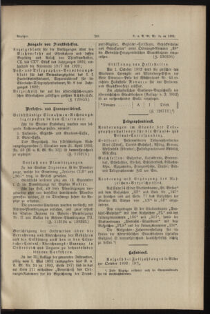 Verordnungs- und Anzeige-Blatt der k.k. General-Direction der österr. Staatsbahnen 18920930 Seite: 3