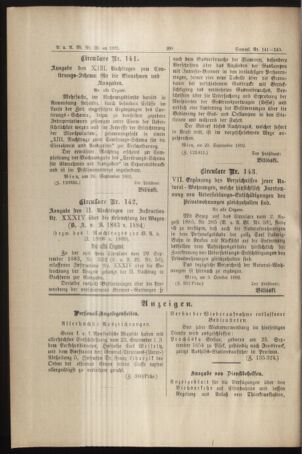 Verordnungs- und Anzeige-Blatt der k.k. General-Direction der österr. Staatsbahnen 18921010 Seite: 4