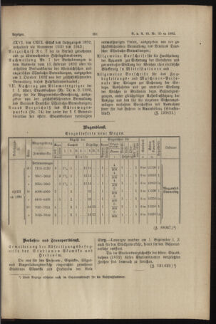 Verordnungs- und Anzeige-Blatt der k.k. General-Direction der österr. Staatsbahnen 18921010 Seite: 5