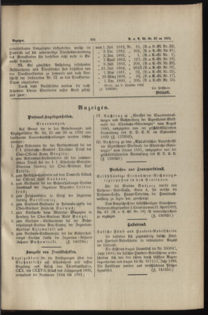 Verordnungs- und Anzeige-Blatt der k.k. General-Direction der österr. Staatsbahnen 18921022 Seite: 5