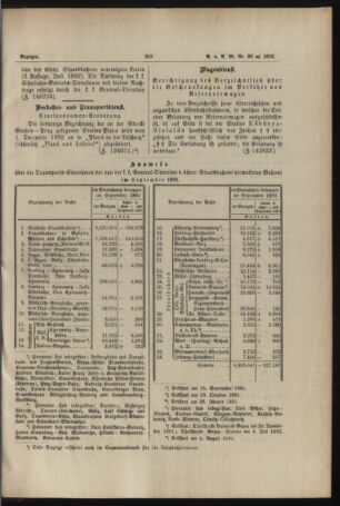 Verordnungs- und Anzeige-Blatt der k.k. General-Direction der österr. Staatsbahnen 18921031 Seite: 3