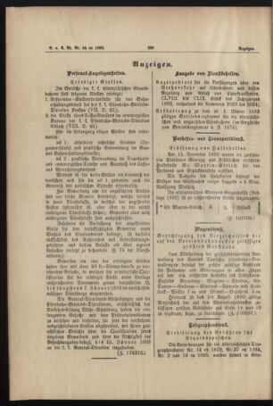 Verordnungs- und Anzeige-Blatt der k.k. General-Direction der österr. Staatsbahnen 18921224 Seite: 2