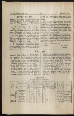 Verordnungs- und Anzeige-Blatt der k.k. General-Direction der österr. Staatsbahnen 18921231 Seite: 4