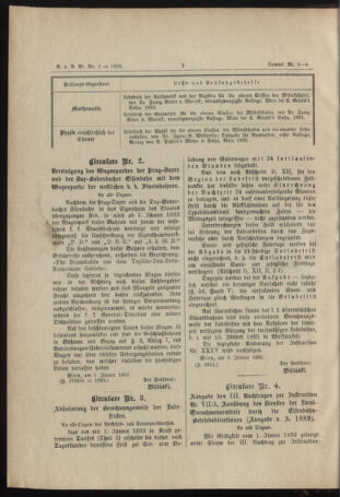 Verordnungs- und Anzeige-Blatt der k.k. General-Direction der österr. Staatsbahnen 18930116 Seite: 2