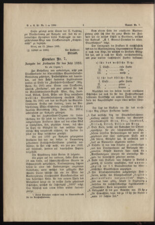 Verordnungs- und Anzeige-Blatt der k.k. General-Direction der österr. Staatsbahnen 18930120 Seite: 2