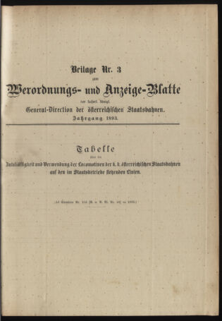 Verordnungs- und Anzeige-Blatt der k.k. General-Direction der österr. Staatsbahnen 18930121 Seite: 5