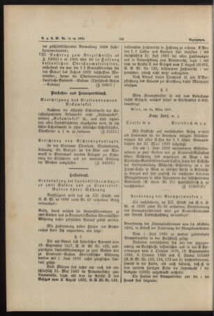 Verordnungs- und Anzeige-Blatt der k.k. General-Direction der österr. Staatsbahnen 18930408 Seite: 4