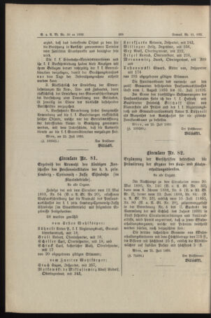 Verordnungs- und Anzeige-Blatt der k.k. General-Direction der österr. Staatsbahnen 18930729 Seite: 2