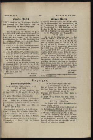 Verordnungs- und Anzeige-Blatt der k.k. General-Direction der österr. Staatsbahnen 18930729 Seite: 3