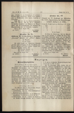 Verordnungs- und Anzeige-Blatt der k.k. General-Direction der österr. Staatsbahnen 18930826 Seite: 2