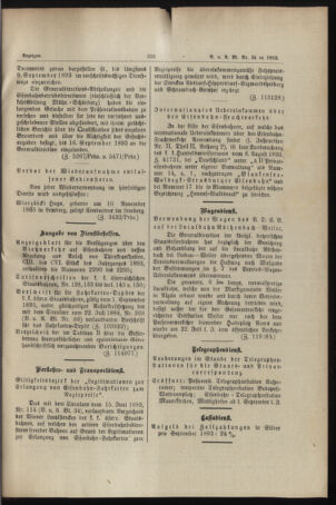 Verordnungs- und Anzeige-Blatt der k.k. General-Direction der österr. Staatsbahnen 18930826 Seite: 3