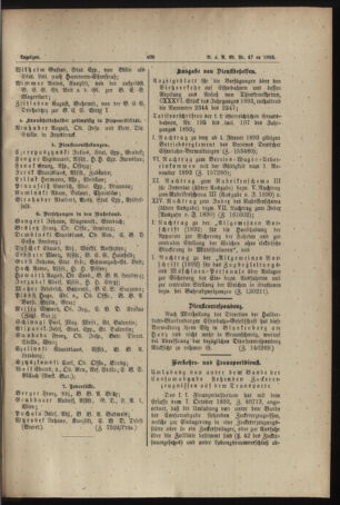 Verordnungs- und Anzeige-Blatt der k.k. General-Direction der österr. Staatsbahnen 18931118 Seite: 7