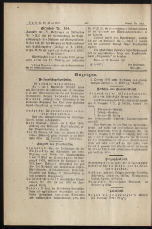 Verordnungs- und Anzeige-Blatt der k.k. General-Direction der österr. Staatsbahnen 18931125 Seite: 2