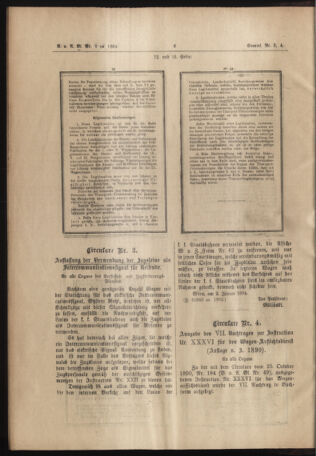 Verordnungs- und Anzeige-Blatt der k.k. General-Direction der österr. Staatsbahnen 18940106 Seite: 6