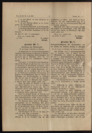 Verordnungs- und Anzeige-Blatt der k.k. General-Direction der österr. Staatsbahnen 18940113 Seite: 2