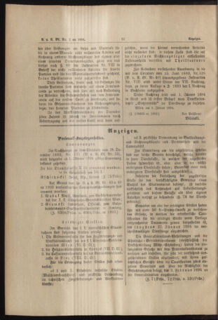 Verordnungs- und Anzeige-Blatt der k.k. General-Direction der österr. Staatsbahnen 18940113 Seite: 4