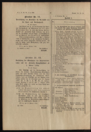 Verordnungs- und Anzeige-Blatt der k.k. General-Direction der österr. Staatsbahnen 18940120 Seite: 2