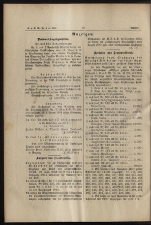 Verordnungs- und Anzeige-Blatt der k.k. General-Direction der österr. Staatsbahnen 18940127 Seite: 4