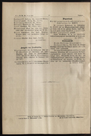 Verordnungs- und Anzeige-Blatt der k.k. General-Direction der österr. Staatsbahnen 18940210 Seite: 2