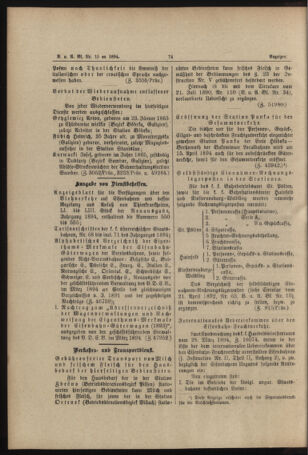 Verordnungs- und Anzeige-Blatt der k.k. General-Direction der österr. Staatsbahnen 18940414 Seite: 2