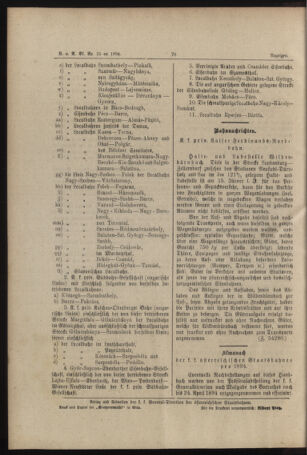 Verordnungs- und Anzeige-Blatt der k.k. General-Direction der österr. Staatsbahnen 18940414 Seite: 4