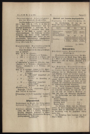 Verordnungs- und Anzeige-Blatt der k.k. General-Direction der österr. Staatsbahnen 18940421 Seite: 6