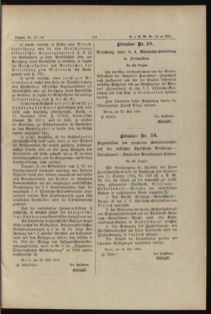 Verordnungs- und Anzeige-Blatt der k.k. General-Direction der österr. Staatsbahnen 18940602 Seite: 3