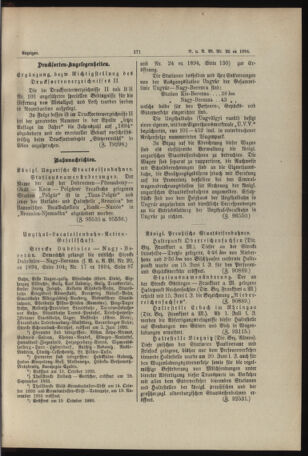 Verordnungs- und Anzeige-Blatt der k.k. General-Direction der österr. Staatsbahnen 18940623 Seite: 7