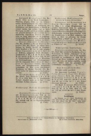 Verordnungs- und Anzeige-Blatt der k.k. General-Direction der österr. Staatsbahnen 18940623 Seite: 8