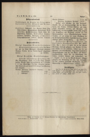 Verordnungs- und Anzeige-Blatt der k.k. General-Direction der österr. Staatsbahnen 18940630 Seite: 50