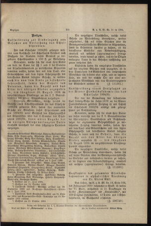 Verordnungs- und Anzeige-Blatt der k.k. General-Direction der österr. Staatsbahnen 18940721 Seite: 17