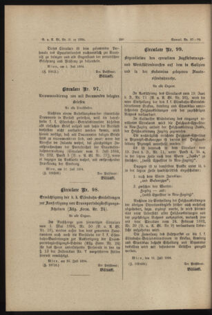 Verordnungs- und Anzeige-Blatt der k.k. General-Direction der österr. Staatsbahnen 18940721 Seite: 2