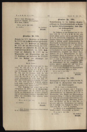 Verordnungs- und Anzeige-Blatt der k.k. General-Direction der österr. Staatsbahnen 18940728 Seite: 2