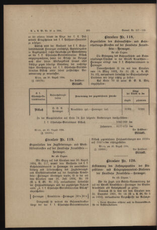 Verordnungs- und Anzeige-Blatt der k.k. General-Direction der österr. Staatsbahnen 18940908 Seite: 2