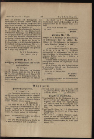 Verordnungs- und Anzeige-Blatt der k.k. General-Direction der österr. Staatsbahnen 18941201 Seite: 3