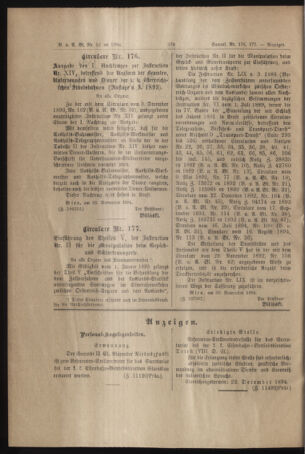 Verordnungs- und Anzeige-Blatt der k.k. General-Direction der österr. Staatsbahnen 18941208 Seite: 2