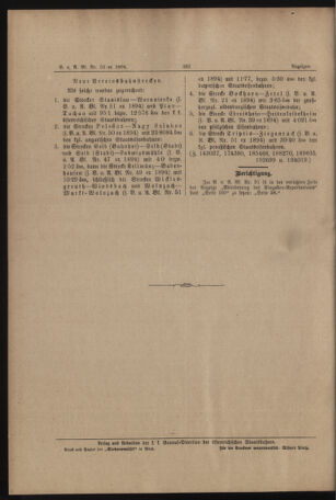 Verordnungs- und Anzeige-Blatt der k.k. General-Direction der österr. Staatsbahnen 18941215 Seite: 10