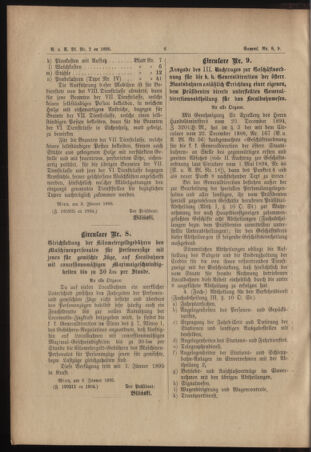 Verordnungs- und Anzeige-Blatt der k.k. General-Direction der österr. Staatsbahnen 18950112 Seite: 2