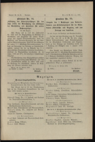 Verordnungs- und Anzeige-Blatt der k.k. General-Direction der österr. Staatsbahnen 18950126 Seite: 3