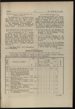 Verordnungs- und Anzeige-Blatt der k.k. General-Direction der österr. Staatsbahnen 18950202 Seite: 3