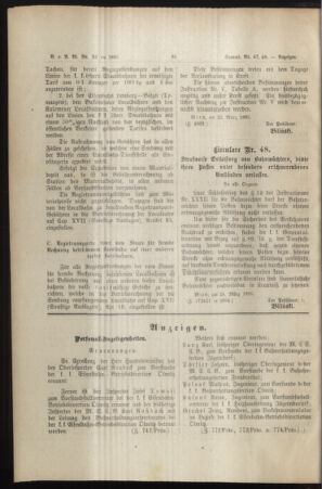 Verordnungs- und Anzeige-Blatt der k.k. General-Direction der österr. Staatsbahnen 18950330 Seite: 2