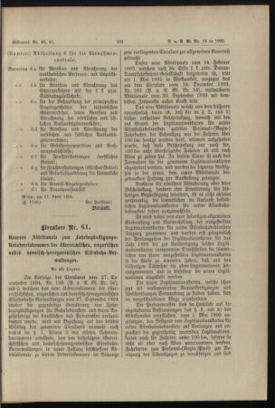 Verordnungs- und Anzeige-Blatt der k.k. General-Direction der österr. Staatsbahnen 18950420 Seite: 3