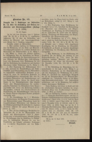 Verordnungs- und Anzeige-Blatt der k.k. General-Direction der österr. Staatsbahnen 18950420 Seite: 9