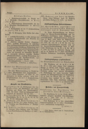 Verordnungs- und Anzeige-Blatt der k.k. General-Direction der österr. Staatsbahnen 18950518 Seite: 9