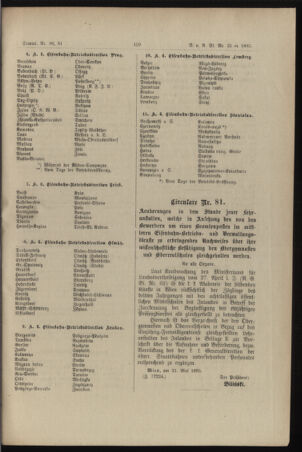 Verordnungs- und Anzeige-Blatt der k.k. General-Direction der österr. Staatsbahnen 18950601 Seite: 3