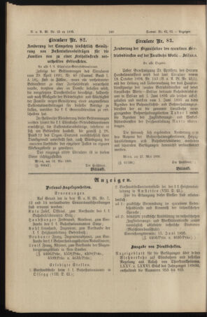 Verordnungs- und Anzeige-Blatt der k.k. General-Direction der österr. Staatsbahnen 18950601 Seite: 4