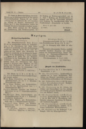 Verordnungs- und Anzeige-Blatt der k.k. General-Direction der österr. Staatsbahnen 18950622 Seite: 3